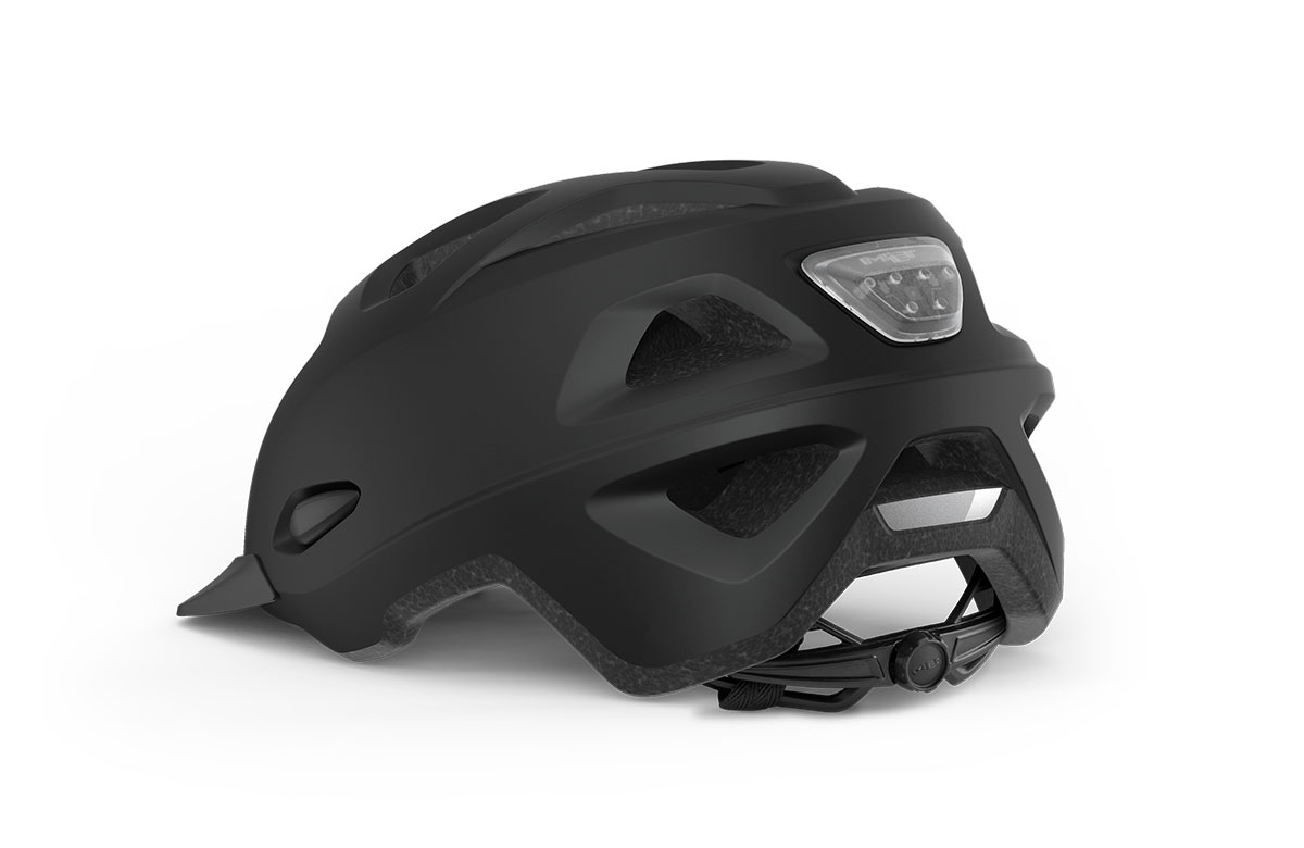 Met Mobilite Urban Helmet with LED Light Black