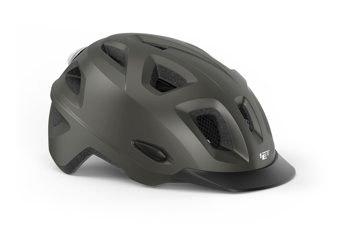 Met Mobilite Urban Helmet with LED Light Grey