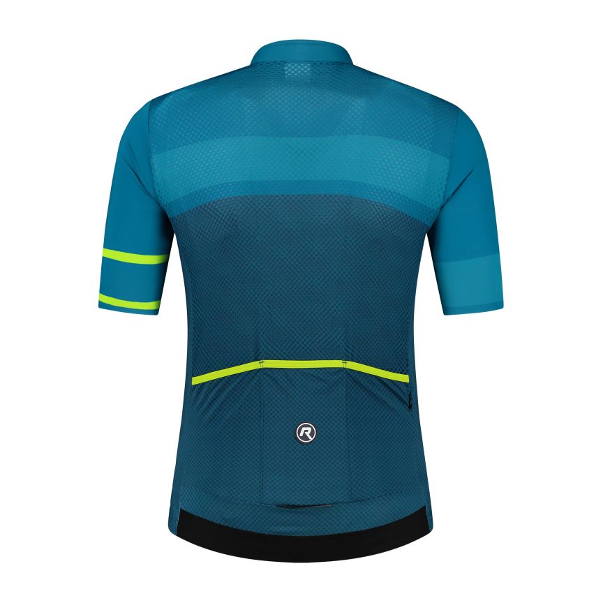 Rogelli Block Cycling Jersey Blue/Lime