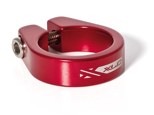 XLC saddle clamp red