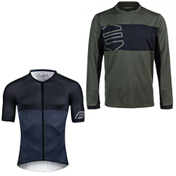 Cycling jerseys and tops