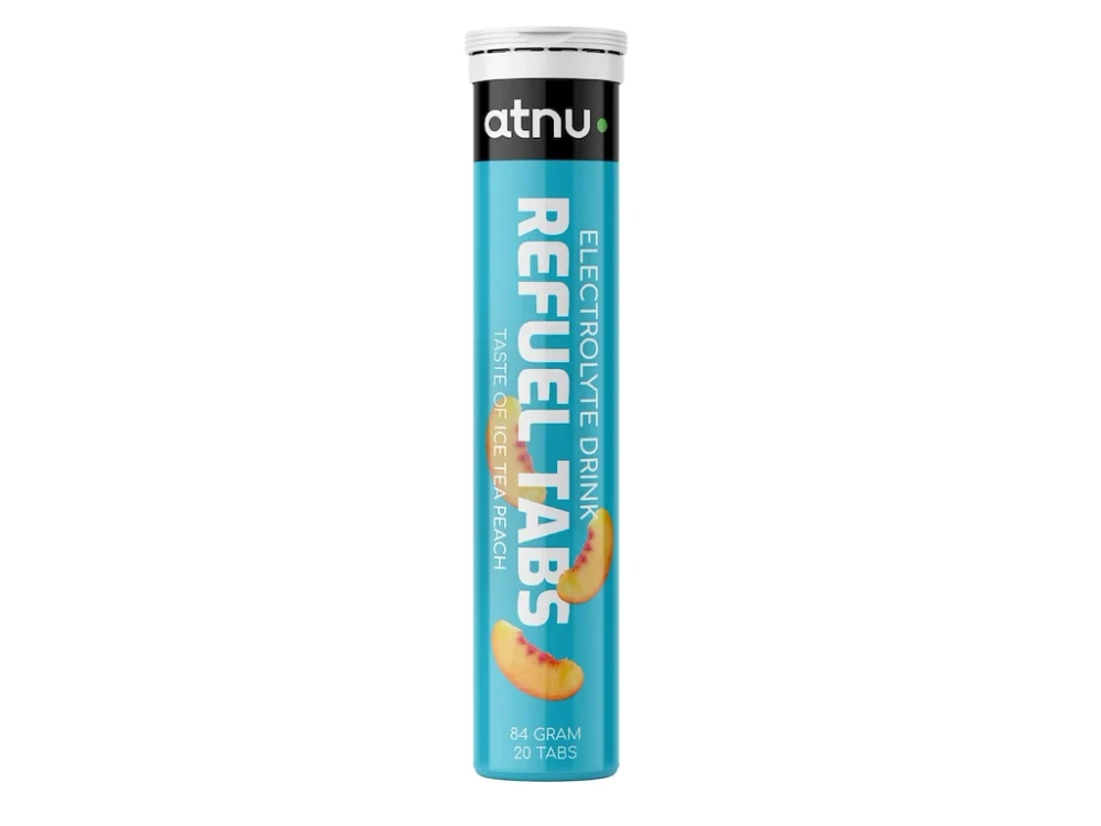 Ice Less Tab ATNU Refuel electrolyte tabs Ice Tea Peach 20 tabs