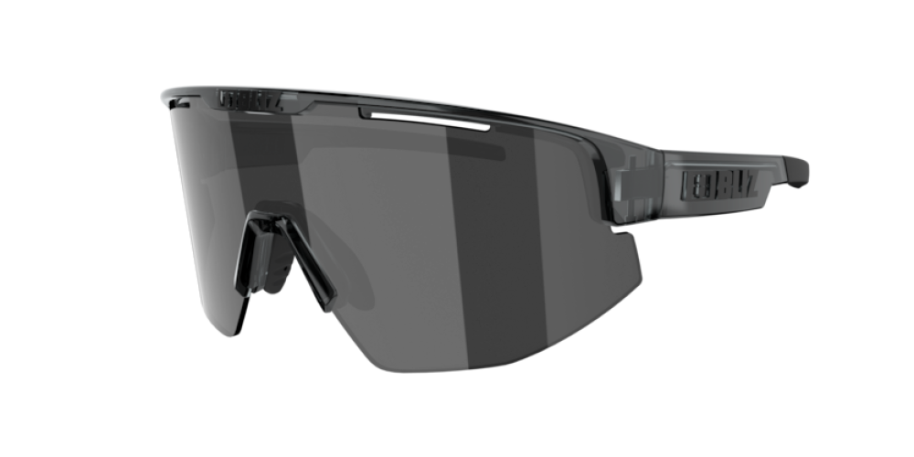 Bliz Matrix cycling glasses Crystal Black Smoke with silver mirror