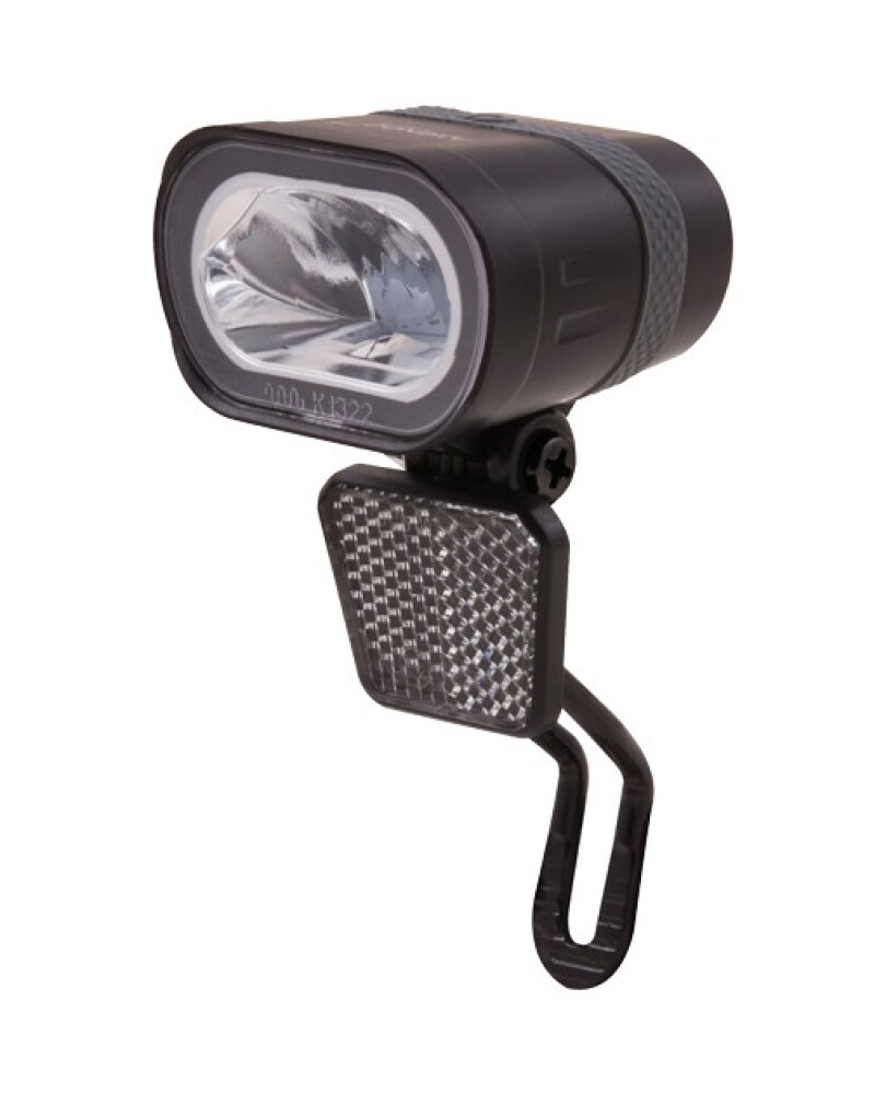 Phares De Vélo LED Spanninga Axendo 40 Lux - Noirs, Pour Dynamo - Neuf Sous Emballage