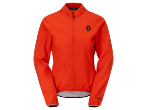 SCOTT Endurance Waterproof Cycling Jacket turbo red women